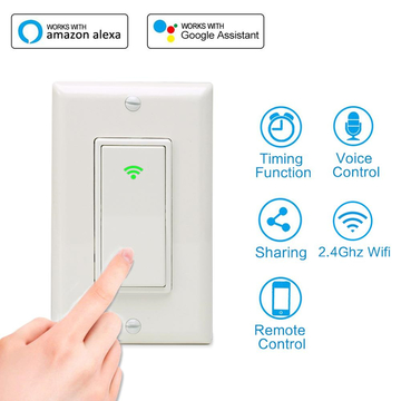 US Standard Tuya Universal Smart Wi-Fi Wall Merchanical Switch