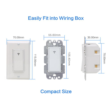 US Standard Tuya Universal Smart Wi-Fi Wall Merchanical Switch