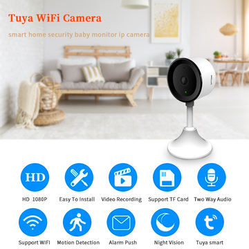 Factory Hot sales Indoor Plug-In 1080p Smart Home Security WIFI High Quality Mini Baby Monitor Cameras