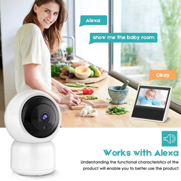 Smart Life Home Security Waterproof Mini Battery Monitor Video Digital Network Wifi Smart Baby Monitor Camera With Cry Detection