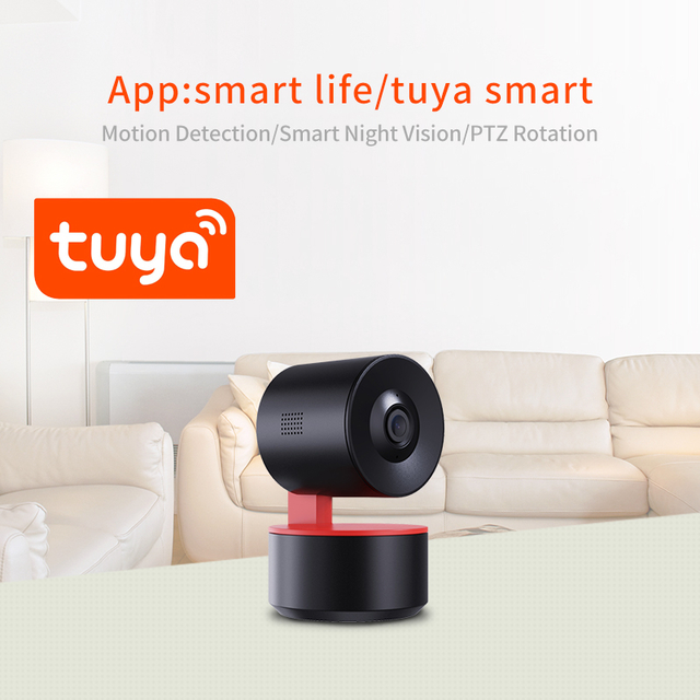 Tuya Indoor 1080p Hd Indoor Smart Home Wifi Mini Camera Mobile Tracking Two Way Audio Baby Monitor Security Camera