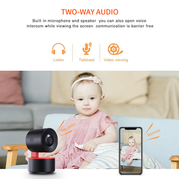 Tuya Indoor 1080p Hd Indoor Smart Home Wifi Mini Camera Mobile Tracking Two Way Audio Baby Monitor Security Camera