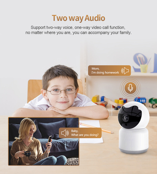 3mp Hd Two Way Audio Automatic Tracking Remote Control Indoor PTZ Security Camera Smart Wifi Camera