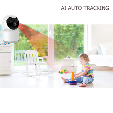 3mp Hd Two Way Audio Automatic Tracking Remote Control Indoor PTZ Security Camera Smart Wifi Camera