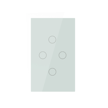 US Light Touch Wall Switch 4 Gang Tuya WiFi Smart Home Switch Google Home Alexa Remote Control Switch