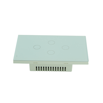 US Light Touch Wall Switch 4 Gang Tuya WiFi Smart Home Switch Google Home Alexa Remote Control Switch