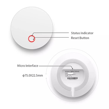 Hot selling 2021 Reddot Award Smart Tuya Zigbee3.0 Hub Gateway Smart Home Bridge Smart Life App Wireless Remote Controller