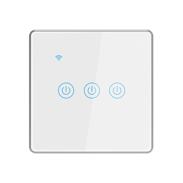 Factory direct sale good quality Eu Standard Gang Metal Voice Control Tuya Smart Wifi Switch