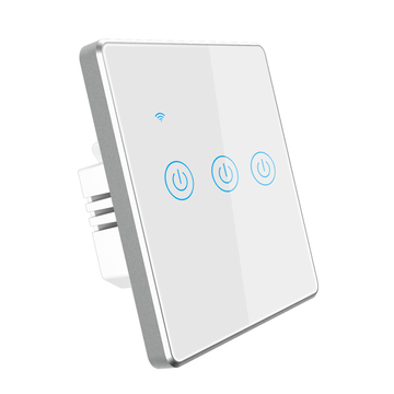 Factory direct sale good quality Eu Standard Gang Metal Voice Control Tuya Smart Wifi Switch