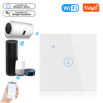 EU UK National Standard Wifi Smart Water Heater Touch Switch with Tuya Smart IoT Chip Boiler Switch