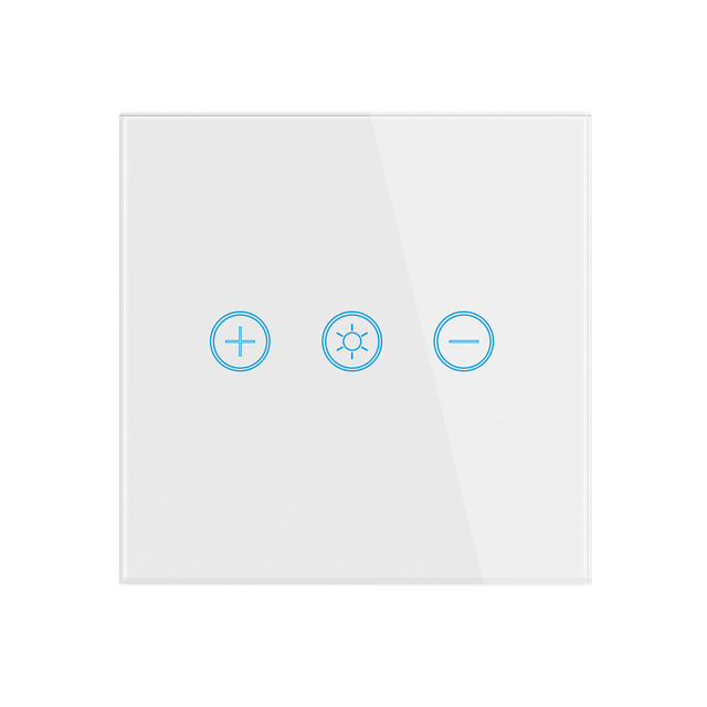 Glass Touch Panel Tuya Wifi Bulb Wireless Remote Adjustable Light Dimmer Touch Switch Smart For Lamp