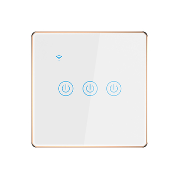 3 Gang EU UK Standard Tuya Smart Switch Light Electric Switch WiFi Smart Home Voice Control