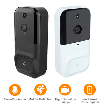 1080p Smart Wifi Security Video Doorbell high sensitivity Camera Home Monitor Intercom Wireless Doorbell SD card video query