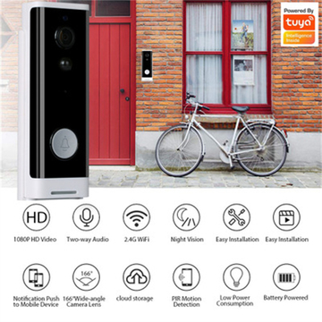 New Design Product Cost-Effective Tuya Smart Video Doorbell Phone App Control Smart Video Doorbell