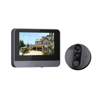 Hot Selling Tuya Smart Digital Door Viewer Camera Phone App Control 4.3inch Screen Motion Detection Door Viewer