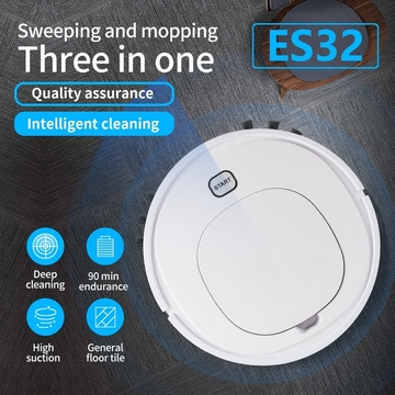 Newly Launched Household White Mute 800pa Vacuum Cleaning Robot Vacuum Cleaner