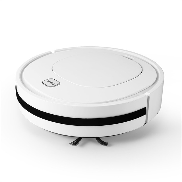 Newly Launched Household White Mute 800pa Vacuum Cleaning Robot Vacuum Cleaner