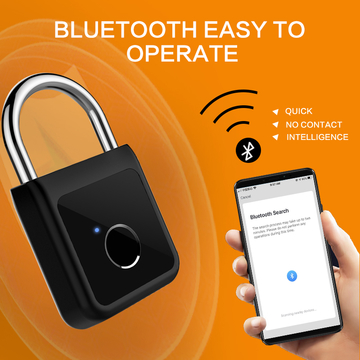 Smart Door Lock Keyless Fingerprint Padlock Safety Biometric Digital Finger Print Electronic Pad Locks