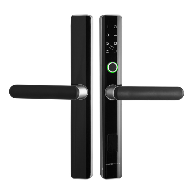Zinc Alloy Smart Door Lock With Tuya WiFi Fingerprint Smartphone APP Remote Control For House Apartment