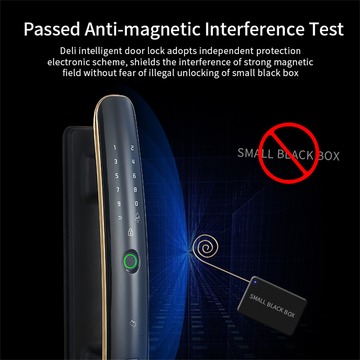 Luxury High Quality Digital Door Viewer Camera Biometric Fingerprint Smart Door Lock Smartphone Tuya Wifi App For Homes