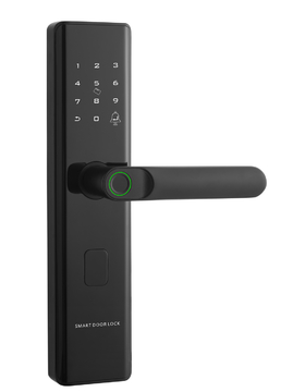 Luxury Euro Lock Cylinder Zinc Alloy Biometric Fingerprint Smart Door Lock Smartphone WiFi Tuya APP Smart Lock