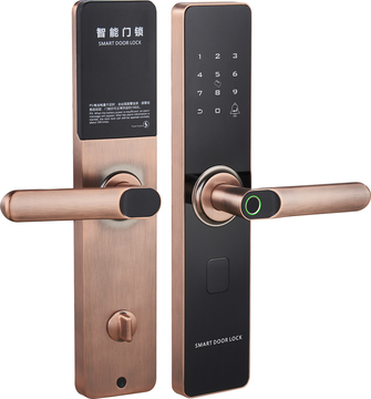 Smart Door Lock Fingerprint Intelligent Zinc Alloy  Lock with Smart Lock WiFi Tuya APP for Home