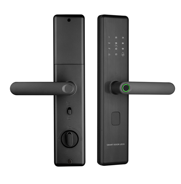 Good quality App Remote Control Unlock Touch Fingerprint Wify Tuya Smart Door Lock With Voice Prompts