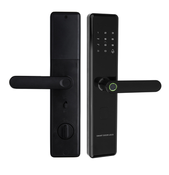 Good quality App Remote Control Unlock Touch Fingerprint Wify Tuya Smart Door Lock With Voice Prompts