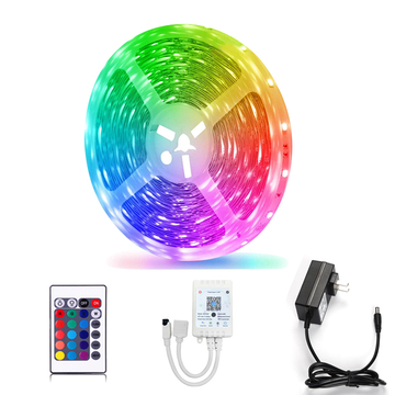 Tuya Smart LED Strip Light 16.4ft WiFi LED Lights Work with Alexa and Google Assistant RGB Colors with App Control