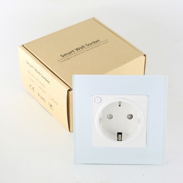 Modern Style Tuya Smart App Remote Control Timer Wall Socket Popular Uk Standard Smart Socket