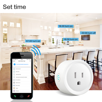 Hot Selling US Standard Tuya Smart Life Amazon Alexa WiFi Wireless US Mini WiFi Smart Plug