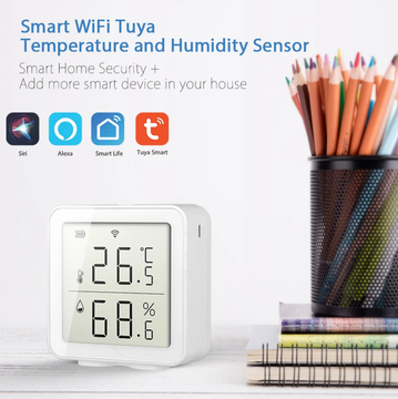 New Product Arrival Tuya Smart Mini Temperature And Humidity Sensor Smart Life App Control Sensor