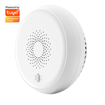 Hot Selling Rotundity Plastic Cover Smart Alarm Smoke Zigbee Detector Tuya App Control Household Smoke Sensor Detector