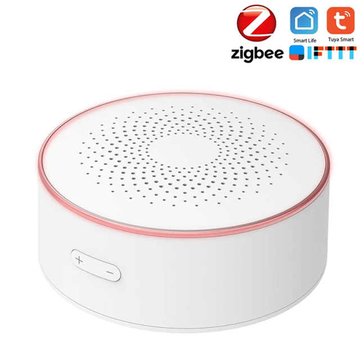 Zigbee Tuya Wireless Siren Alarm Detector Sensor Sound Light Alarm App Remote Control Work With Smart Life