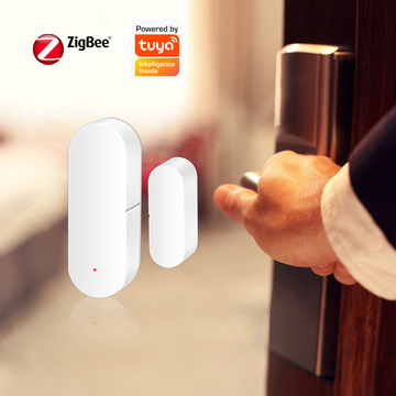 Tuya Smart App Remote Control Zigbee Door Open Detector Widow Open Sensor Door And Widow Open Reminder