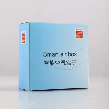 Amazon Hot Selling Five-In-One Tuya Smart Air Box VOC CO2 Formaldehyde Temperature And Humidity Monitor Sensor