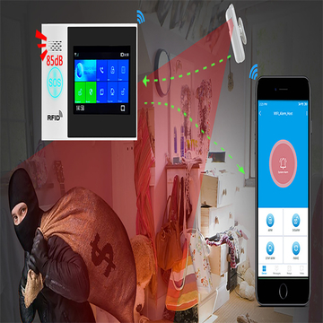 Factory direct sale Wifi+gsm Touch Screen Smart Intelligent Alarm System With A Variety Of Smart Accessories