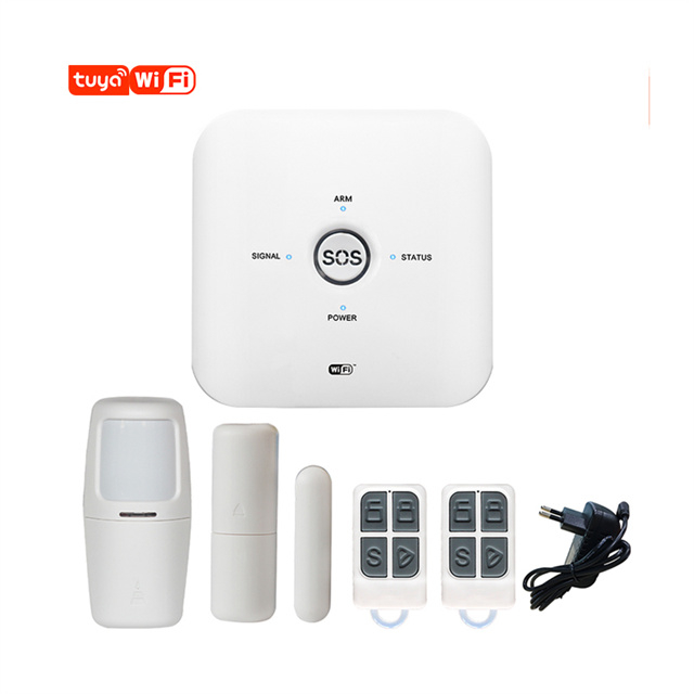 Hot selling Wireless Remote Controller Pir Motion Detector Wifi Siren Security Alarm System