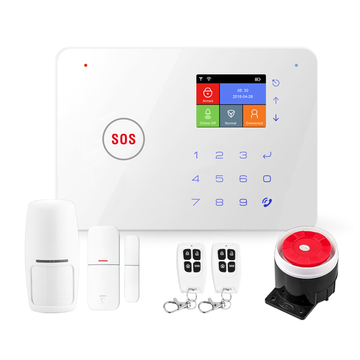 Popular Design Smart Wireless Alarm System SMS Smart Kit Tft Display Home Alarm Security System