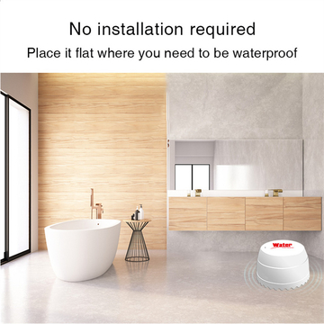 The new listing Smart Life Tuya Remote Control Low Power Consumption Wifi Water Pipe Leakage Detector