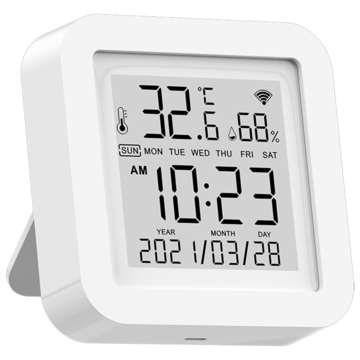 Factory Direct Digital Mini LCD Wfi Electronic Measuring Thermometer Hygrometer Weather Station