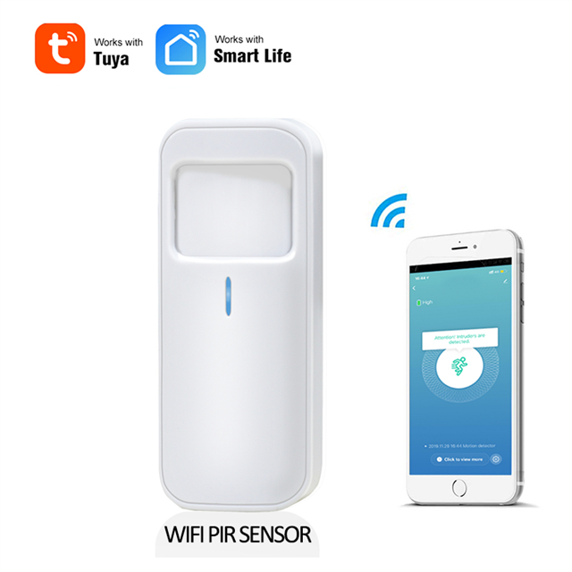 Sensitive Tuya Smart Wifi App Remote Control Human Motion Detection Sensor Household Security Motion Sensor
