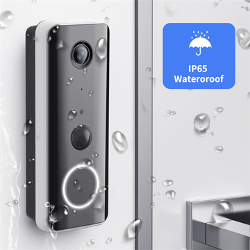 Remote Control Full HD PIR Detection Smart Video Doorbell Two Way Intercom IP65 Waterproof Smart Video Doorbell For Villa