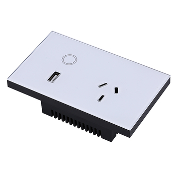 Smart Wall Socket with Switch Tuya App Phone Remote Smart Life Wifi Usb Us In Wall Socket