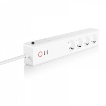 Tuya WiFi Smart Power Strip with 2 USB 3 Individual Control Plugs Work With Alexa Google Assistant