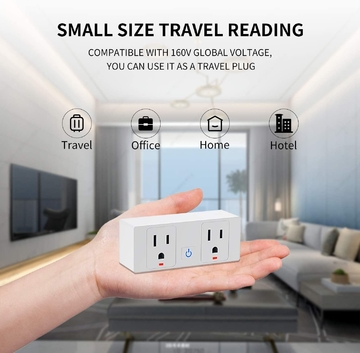 Tuya Wifi Smart Wall Plug Works With The Google Assistant Voice And Timing Control