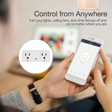 Tuya Wifi Smart Wall Plug Works With The Google Assistant Voice And Timing Control