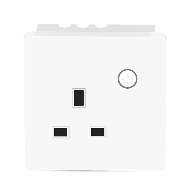 UK Standard Tuya WiFi Smart Wall Socket Plug Group Control Works With Alexa Google