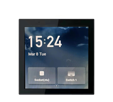 Tuya Smart App Touch Panel 4 Inch Smart Zigbee Gateway Screen In-Wall Control Panel