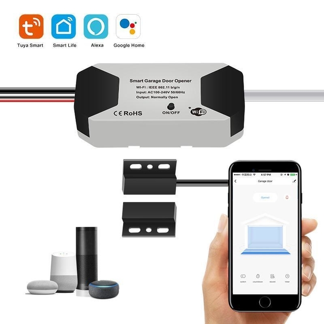 Tuya WiFi Smart Garage Controller Door Opener Smart Switch